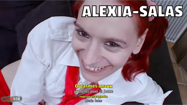 Orgasmes anaux profonds pour la jeune rousse espagnole Alexia Salas