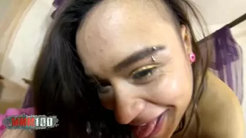 Jolie métisse me branle avec ses mains et j'adore ça !!! photo 05