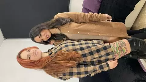 Shooting photo avec 2 latinas sublimes Renata et Ammy Redhead