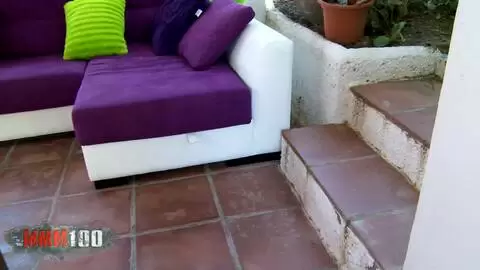 Chubby blond slut gets her oiled tits fucked  photo 05