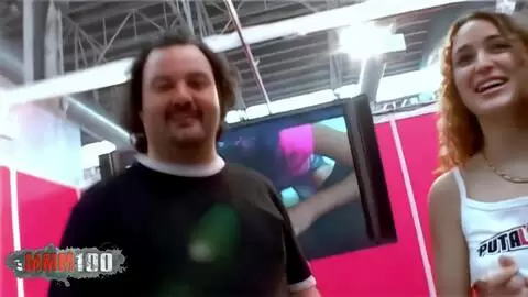 Monica Ledesma avec Torbe au Festival de cine erotico de Barcelona en  2006