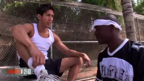 Baise gay interraciale avec Justin Blayde et Jack Spade photo 01