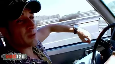 En voiture avec le bel espagnol Jorge Fernandez