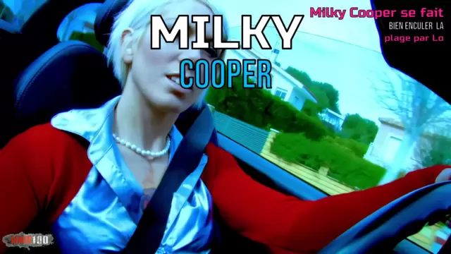 Milky Cooper se fait bien enculer à la plage par Léo