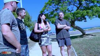 Trio anal avec double pÃ©nÃ...