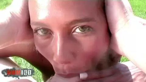 Baise anale en exterieur avec ma petite soubrette black Priska Farel photo 07