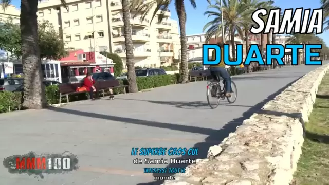 Le superbe gros cul de Samia Duarte...