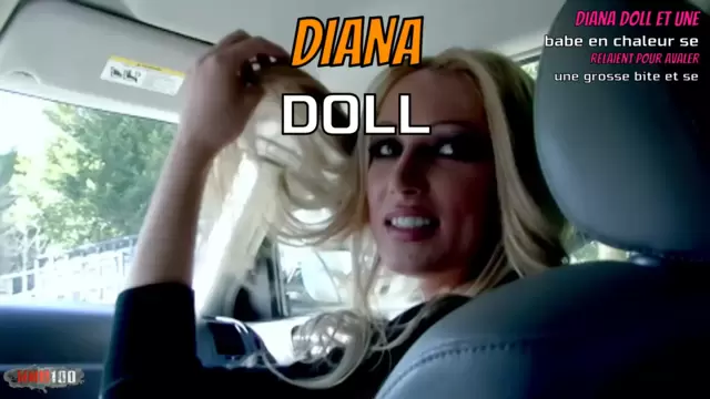 Diana Doll et une babe en chaleur se relaient pour avaler une grosse bite et se prennent des éjacs faciales