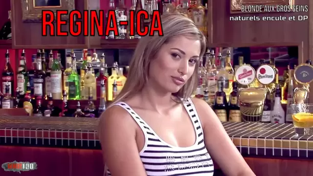 Blonde aux gros seins naturels enculée et DP