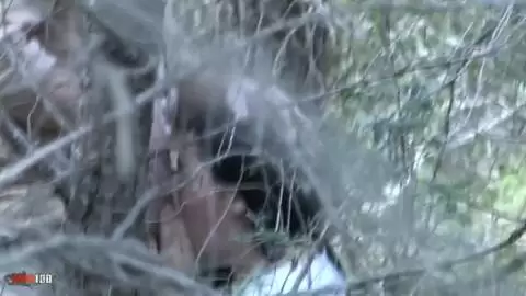 Video voyeur d'une nana qui pompe son mec dans les bois photo 02